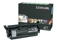 Lexmark - Lång livslängd - svart - original - tonerkassett LCCP, LRP - för Lexmark X651, X652, X654, X656, X658 X651H04E
