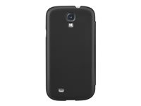 Belkin Micra Folio Case - Skyddsfodral för mobiltelefon - asfalt - för Samsung Galaxy S4 F8M564BTC00