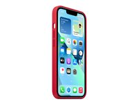Apple - (PRODUCT) RED - baksidesskydd för mobiltelefon - med MagSafe - silikon - röd - för iPhone 13 MM2C3ZM/A