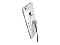 Compulocks Universal Tablet Lock with Keyed Cable Lock - Säkerhetssats för mobiltelefon, surfplatta - silver CL15UTL