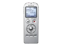 Sony ICD-UX532 - Röstinspelare - 2 GB - silver ICDUX532S.CE7