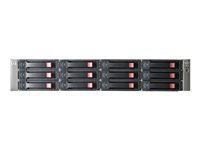 HPE D2D4112 Backup System - NAS-server - 24 fack - 12 TB - kan monteras i rack - HDD 1 TB x 12 - RAID 6 - Gigabit Ethernet/4 GB Fibre Channel - iSCSI - 2U - för ProLiant DL360 G7, DL380 G7 EH993C