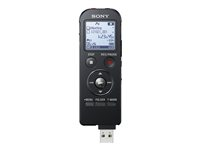 Sony ICD-UX533 - Röstinspelare - 4 GB - svart ICDUX533B.CE7