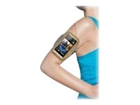 Belkin EaseFit Plus Armband - Armband för mobiltelefon - grå, orange - för HTC One F8M572VFC00