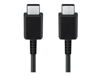 Samsung EP-DA705 - USB-kabel - 24 pin USB-C (hane) till 24 pin USB-C (hane) - USB 2.0 - 3 A - 1 m - svart EP-DA705BBEGWW