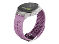 Suunto 5 Peak - 43 mm - grå - sportklocka med rem - silikon - bandstorlek: S/M - display 1.1" - Bluetooth - 39 g - wild berry SS050890000