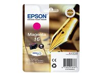 Epson 16 - 3.1 ml - magenta - original - blister med RF-larm/akustiskt larm - bläckpatron - för WorkForce WF-2010, 2510, 2520, 2530, 2540, 2630, 2650, 2660, 2750, 2760 C13T16234020