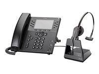 Poly VVX 450 - VoIP-telefon - 3-riktad samtalsförmåg - SIP, SRTP, SDP - 12 linjer - svart - offentliga sektorn GSA - TAA-kompatibel 89B75AA#AC3