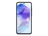 Samsung Galaxy A55 - Enterprise Edition - 5G pekskärmsmobil - dual-SIM - RAM 8 GB / Internminne 128 GB - microSD slot - OLED-skärm - 6.6" - 2340 x 1080 pixlar (120 Hz) - 3 st. bakre kameror 50 MP, 12 MP, 5 MP - front camera 32 MP - midnattsblå SM-A556BZKAEEB