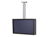 SMS Flatscreen X CH SD1955 - Monteringssats (takmontering, stång, 2 universalglidkonsoler, säkra universalinpassningar) - för 2 LCD/plasmapaneler - vit, aluminium - skärmstorlek: 40"-55" - takmonterbar PD061008-P0