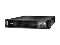 APC Smart-UPS SRT 1500VA - UPS (rackmonterbar/extern) - AC 220/230/240 V - 1500 Watt - 1500 VA - USB, serial - utgångskontakter: 6 - PFC - svart SRT1500XLI