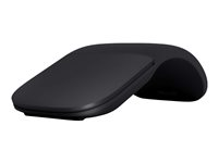 Microsoft Arc Mouse - Mus - optisk - 2 knappar - trådlös - Bluetooth 4.1 LE - svart ELG-00003