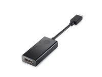 HP - Extern videoadapter - USB-C - D-Sub - svart N9K76AA#AC3