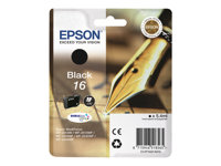 Epson 16 - 5.4 ml - svart - original - bläckpatron - för WorkForce WF-2010, 2510, 2520, 2530, 2540, 2630, 2650, 2660, 2750, 2760 C13T16214010