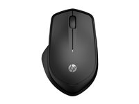 HP 285 Silent - Mus - ergonomisk - optisk - trådlös - 2.4 GHz - trådlös USB-mottagare 6G4E6AA