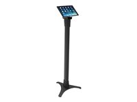 Compulocks Universal Tablet Cling Portable Floor Stand - Ställ - för surfplatta - låsbar - höggradig aluminium - svart - skärmstorlek: upp till 13 tum - golvstående 147BUCLGVWMB