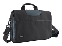 Belkin Messenger Bag - Notebook-väska - 13" - grå, svart B2B076-C00