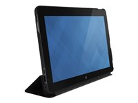 Dell Tablet Folio - Skyddsfodral till tablet PC - svart, mattsvart - för Venue 11 Pro (5130) 460-BBJT