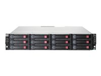 HPE StorageWorks D2D4112 Backup System - NAS-server - 24 fack - 12 TB - kan monteras i rack - HDD 1 TB x 12 - RAID 6 - Gigabit Ethernet/4 GB Fibre Channel - iSCSI - 2U - för ProLiant DL360 G7, DL380 G7, DL385 G7 EH993A