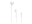 Apple EarPods - Hörlurar med mikrofon - öronknopp - kabelansluten - Lightning - för iPad/iPhone/iPod (Lightning)