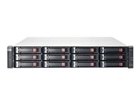 HPE Modular Smart Array 2040 SAN Dual Controller LFF Storage - Hårddiskarray - 12 fack ( SAS-2 ) - 8Gb Fibre Channel, 16Gb Fibre Channel (extern) - kan monteras i rack - 2U C8R14A