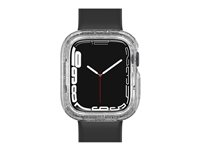 OtterBox EXO EDGE - Stötsskydd för smartwatch - polykarbonat, TPE - stardust (genomskinligt glitter) - för Apple Watch (41 mm) 77-90795
