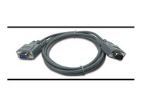 APC - Seriell kabel - DB-9 (hane) till DB-9 (hona) - 1.8 m - för P/N: SRV1KA-TW, SRV1KI-TW, SRV2KA-TW, SRV2KI-TW, SRV3KA-TW, SRV3KI-TW, SRV6KI-TW 940-0020