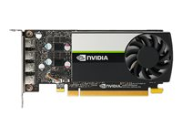 NVIDIA T1000 - Grafikkort - T1000 - 4 GB GDDR6 - PCIe 3.0 x16 låg profil - 4 x Mini DisplayPort VCNT1000-PB