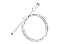 OtterBox Standard - USB-kabel - USB (hane) till mikro-USB typ B (hane) - USB 2.0 - 1 m - molndrömfärgad vit 78-52533