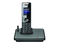 Poly VVX D230 - Trådlös VoIP-telefon med nummerpresentation - DECT - 3-riktad samtalsförmåg - SIP, SDP - 8 linjer - svart 8K163AA