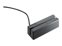 HP USB Mini Magnetic Stripe Reader with Brackets - Kortläsare (Spår 1, 2 och 3) - USB - för Engage Flex Mini Retail System; Engage One; MX12; RP9 G1 Retail System FK186AA