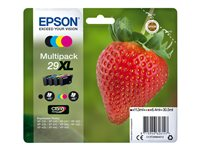 Epson 29XL Multipack - 4-pack - XL - svart, gul, cyan, magenta - original - blister - bläckpatron - för Expression Home XP-245, 247, 255, 257, 332, 342, 345, 352, 355, 435, 442, 445, 452, 455 C13T29964012