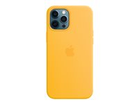 Apple - Baksidesskydd för mobiltelefon - med MagSafe - silikon - solros - för iPhone 12 Pro Max MKTW3ZM/A