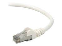 Belkin - Patch-kabel - RJ-45 (hane) till RJ-45 (hane) - 3 m - UTP - CAT 6 - formpressad, hakfri - vit - för Omniview SMB 1x16, SMB 1x8; OmniView SMB CAT5 KVM Switch A3L980B03M-WHTS