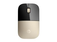 HP Z3700 - Mus - blå LED - trådlös - 2.4 GHz - trådlös USB-mottagare - guld X7Q43AA