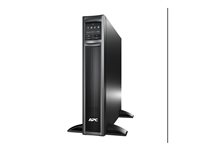 APC Smart-UPS X 1000 Rack/Tower LCD - UPS (kan monteras i rack) - AC 230 V - 800 Watt - 1000 VA - RS-232, USB - utgångskontakter: 8 - 2U - svart SMX1000I