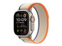 Apple - Slinga för smart klocka - 49 mm - storlek M/L - orange, beige MT5X3ZM/A