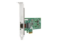 HPE NC112T - Nätverksadapter - PCIe låg - 10Mb LAN, 100Mb LAN, GigE - 10Base-T, 100Base-TX, 1000Base-T - för ProLiant DL360p Gen8, DL380 G6, MicroServer Gen8, ML350e Gen8, ML350p Gen8, SL270s Gen8 503746-B21