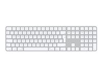 Apple Magic Keyboard with Touch ID and Numeric Keypad - Tangentbord - Bluetooth, USB-C - QWERTY - dansk MK2C3DK/A