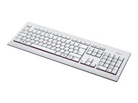 Fujitsu KB521 - Tangentbord - USB - nordisk - marmorgrå - OEM - för Celsius C780, J550, M7010, R970; ESPRIMO P558, Q958; FUTRO S5010, S7010, S9010 S26381-K521-L154