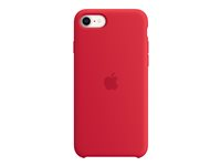 Apple - (PRODUCT) RED - baksidesskydd för mobiltelefon - silikon - röd - för iPhone 7, 8, SE (3rd generation), SE (andra generationen) MN6H3ZM/A