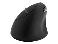 Kensington Pro Fit Ergo Wireless Mouse - Vertikal mus - ergonomisk - vänsterhänt - 6 knappar - trådlös - 2.4 GHz K79810WW
