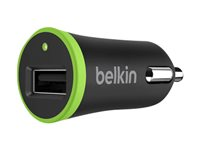 Belkin BOOST UP Car Charger - Strömadapter för bil - 12 Watt (USB) - svart F8J054BTBLK