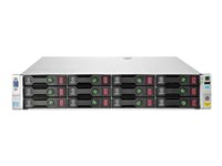 HPE StoreVirtual 4530 - Hårddiskarray - 48 TB - 12 fack (SAS-2) - HDD 4 TB x 12 - iSCSI (1 GbE), iSCSI (10 GbE) (extern) - kan monteras i rack - 2U F3J69A