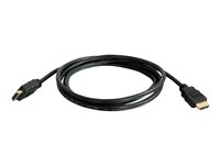 C2G 2m High Speed HDMI Cable with Ethernet - 4K - UltraHD - HDMI-kabel med Ethernet - HDMI hane till HDMI hane - 2 m - svart - för Microsoft Surface Hub 2S 50" 82005