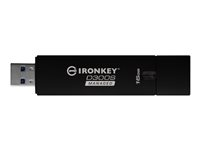 IronKey D300S Managed - USB flash-enhet - krypterat - 16 GB - USB 3.1 Gen 1 - FIPS 140-2 Level 3 - TAA-kompatibel IKD300SM/16GB