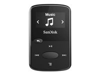 SanDisk Clip Jam - Digital spelare - 8 GB - svart SDMX26-008G-G46K