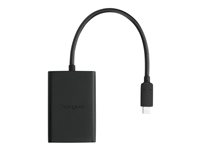 Targus Multiplexer Dongle - USB-adapter - USB, power DC jack (hona) till 24 pin USB-C (hane) - USB Power Delivery (60W) - svart - Europa - för Targus Universal USB 3.0 DV2K, USB 3.0 ACA41EUZ