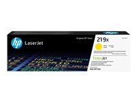 HP 219X - Lång livslängd - gul - original - LaserJet - tonerkassett (W2192X) - för P/N: 499Q6F#B19, 499Q6F#BAZ, 499Q7F#BAZ, 499Q8F#B19, 499Q8F#BAZ, 499R0F#BAZ, 8D7L0A#BAZ W2192X