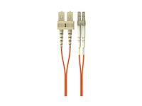 Belkin - Nätverkskabel - LC/PC-multiläge (hane) till SC/PC multiläge (hane) - 2 m - fiberoptisk - 50/125 mikron F2F402L7-02M